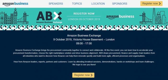 Amazon Business kündigt erste Konferenz für Geschäftskunden an: Amazon Business Exchange