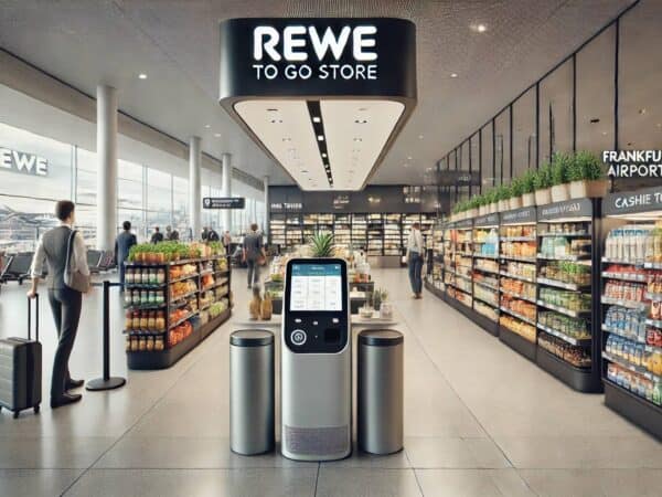 Neuer REWE To Go ohne Kassen am Flughafen Frankfurt gestartet