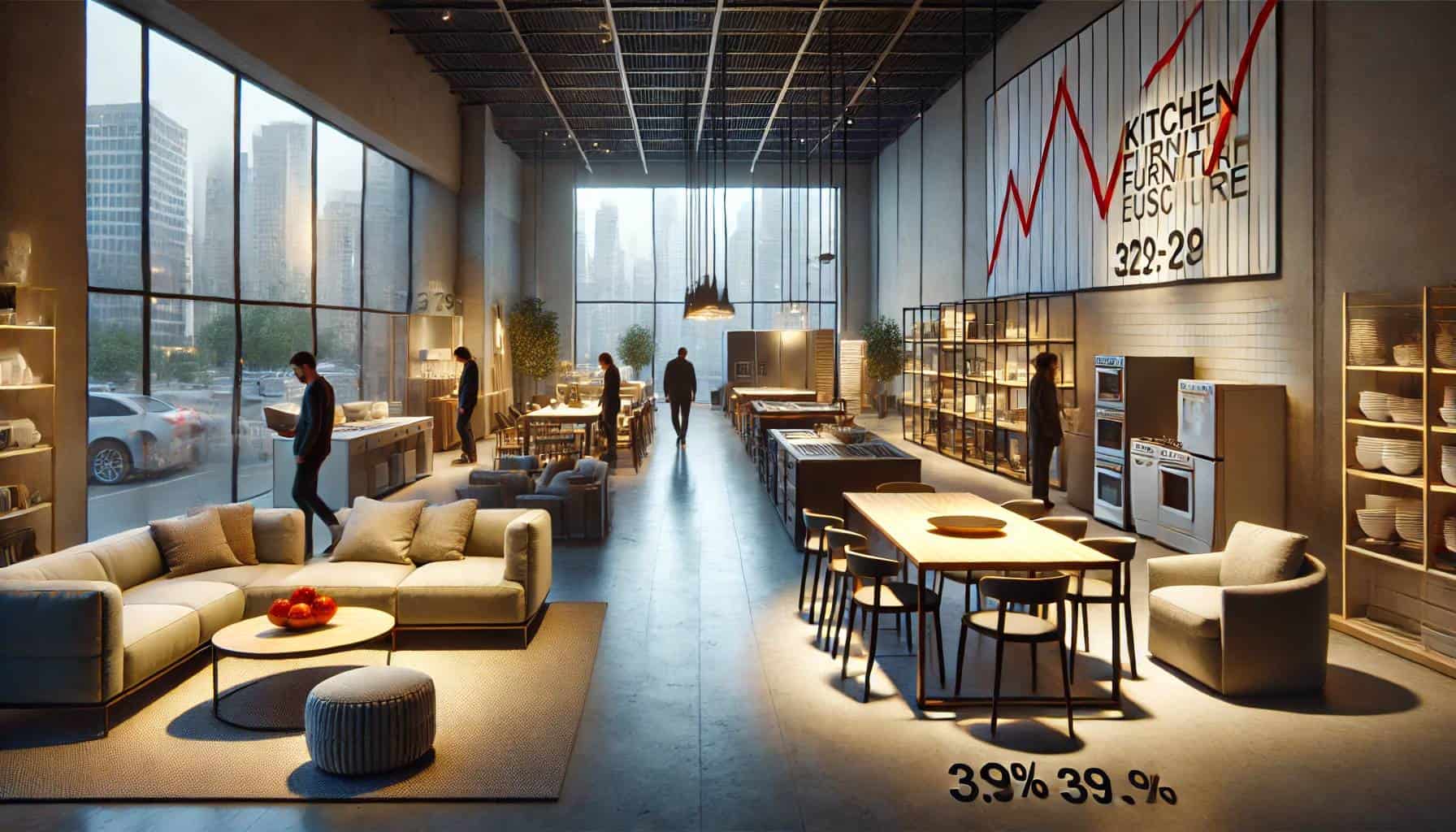 Möbelbranche 2024: Umsatzrückgang setzt sich fort, Stabilisierung für 2025 erwartet