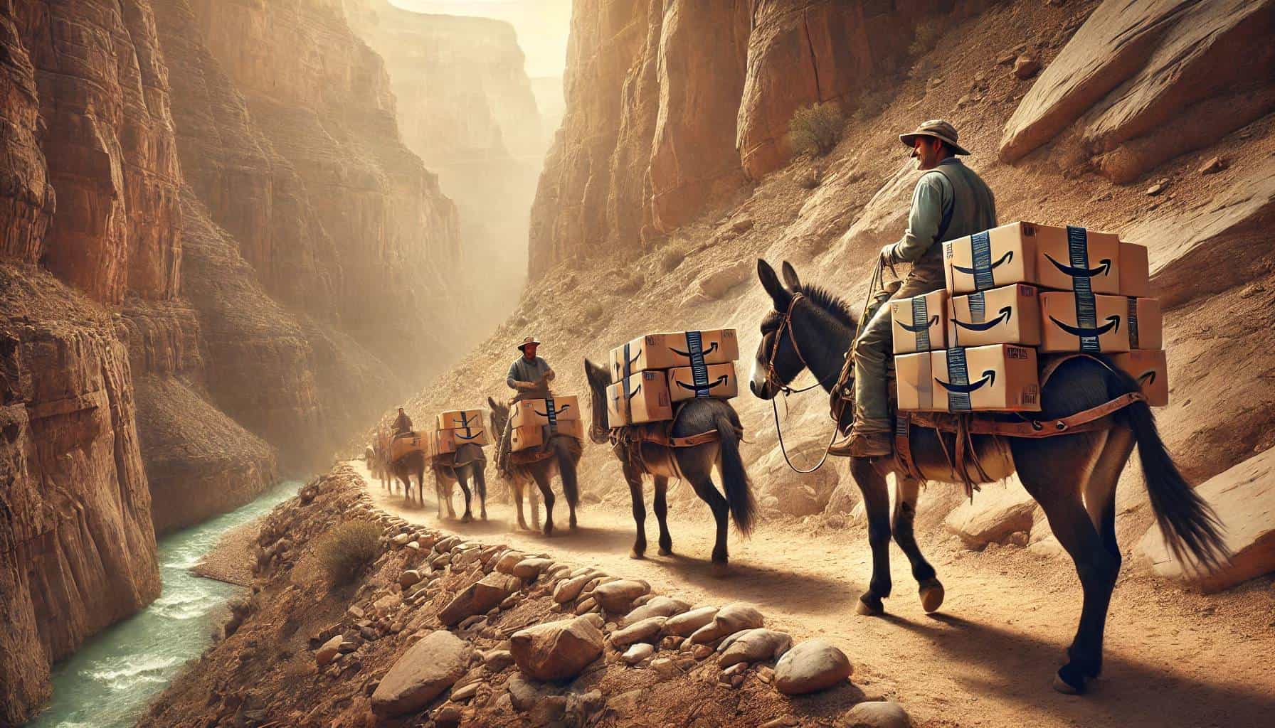 Wie Amazon in die entlegensten Regionen der Welt liefert: Grand Canyon, USA