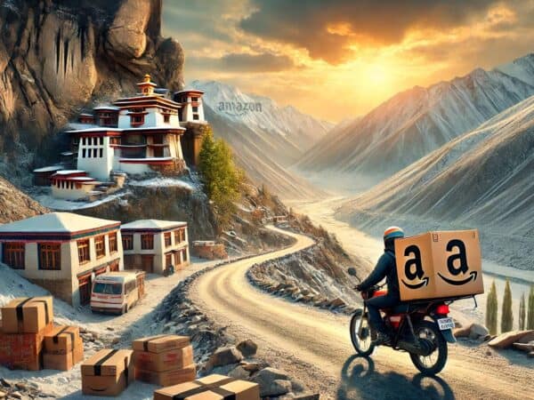 Wie Amazon in die entlegensten Regionen der Welt liefert: Leh, Indien