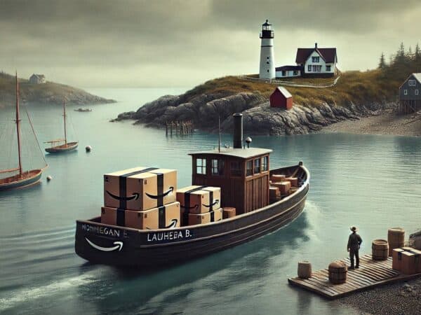 Wie Amazon in die entlegensten Regionen der Welt liefert: Monhegan, USA