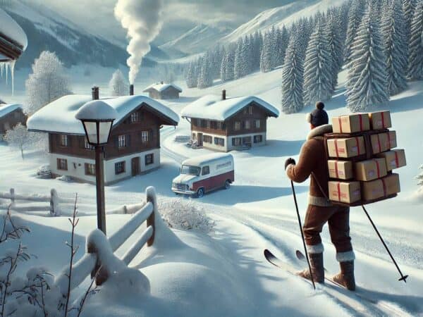 Wie Amazon in die entlegensten Regionen der Welt liefert: Tauplitz, Österreich