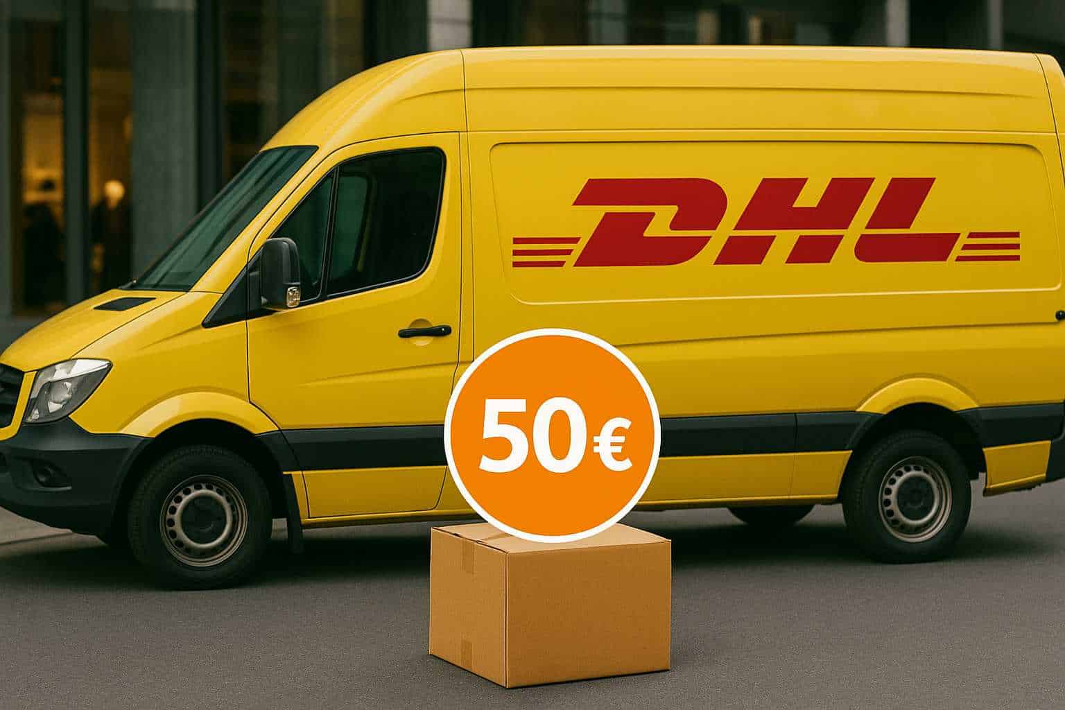 DHL plant zusätzliche Gebühr von 50 Cent pro Paket während Black Week und Cyber Week
