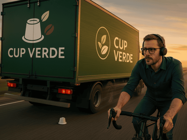 Podcast Andre Weidmann nutzt für Cup Verde Kaffeekapseln den Windschatten eines großen Wettbewerbers