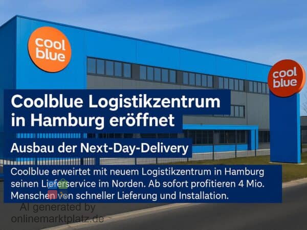 Coolblue Logistikzentrum in Hamburg: Neuer Hub für schnelle Lieferung und Service