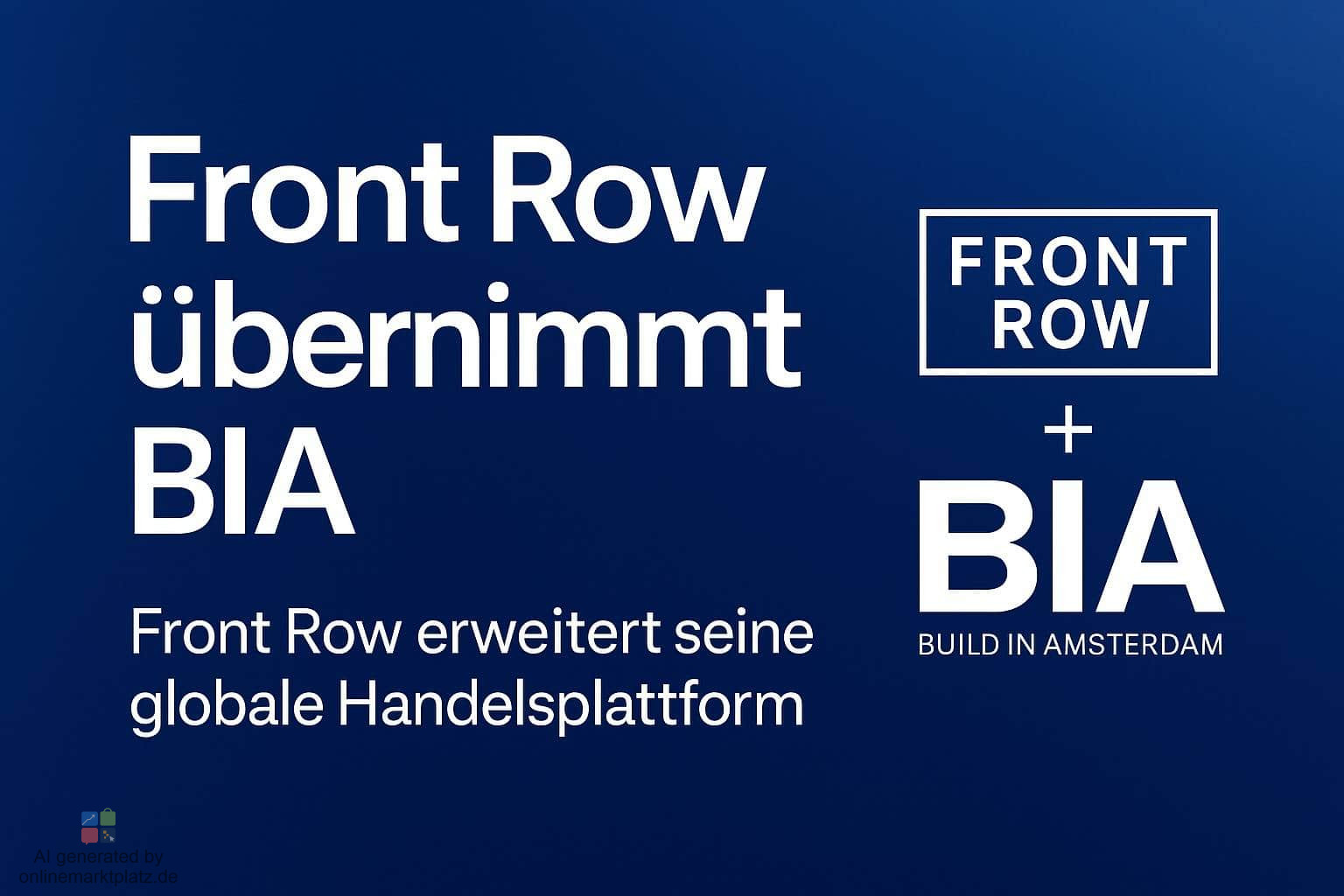 Front Row übernimmt BIA: Shopify-Agentur wird Teil einer globalen Commerce-Plattform