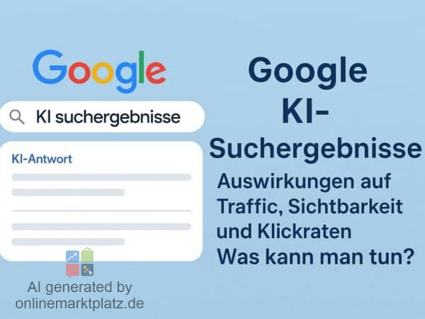 Google KI-Suchergebnisse: Auswirkungen auf Traffic, Sichtbarkeit und Klickraten