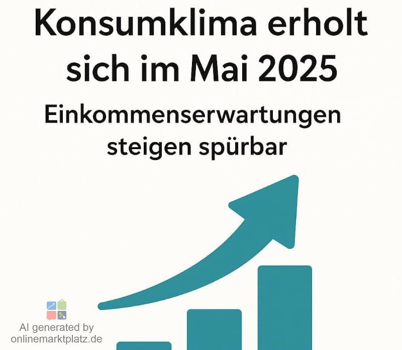 Konsumklima erholt sich im Mai 2025 – Einkommenserwartungen steigen spürbar