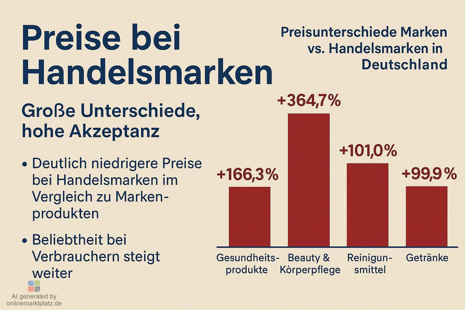 Preise bei Handelsmarken: NIQ-Studie zeigt massive Unterschiede zu Markenprodukten
