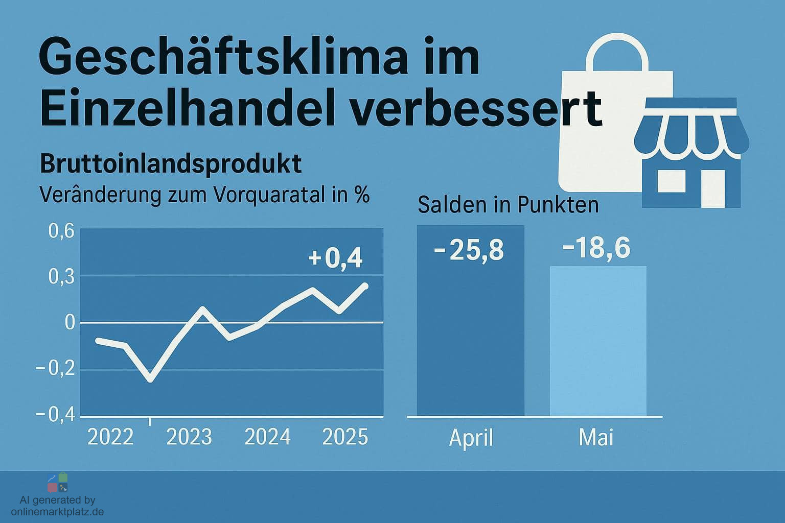 Vorsichtiger Aufschwung: Einzelhandel erholt sich – BIP legt zu