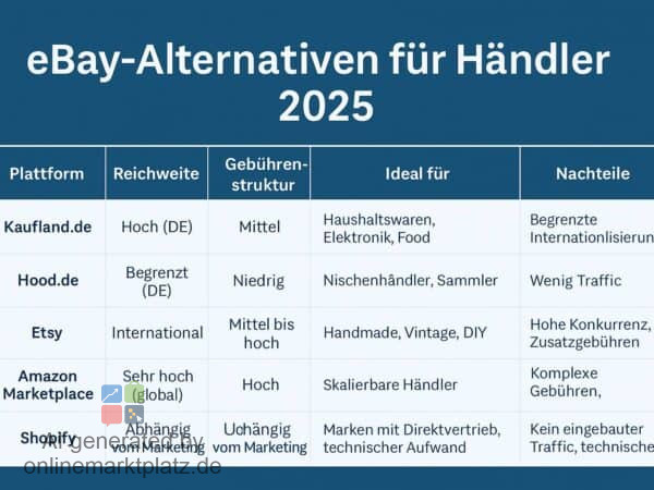 eBay Alternative 2025: Die besten Plattformen für Onlinehändler im Vergleich