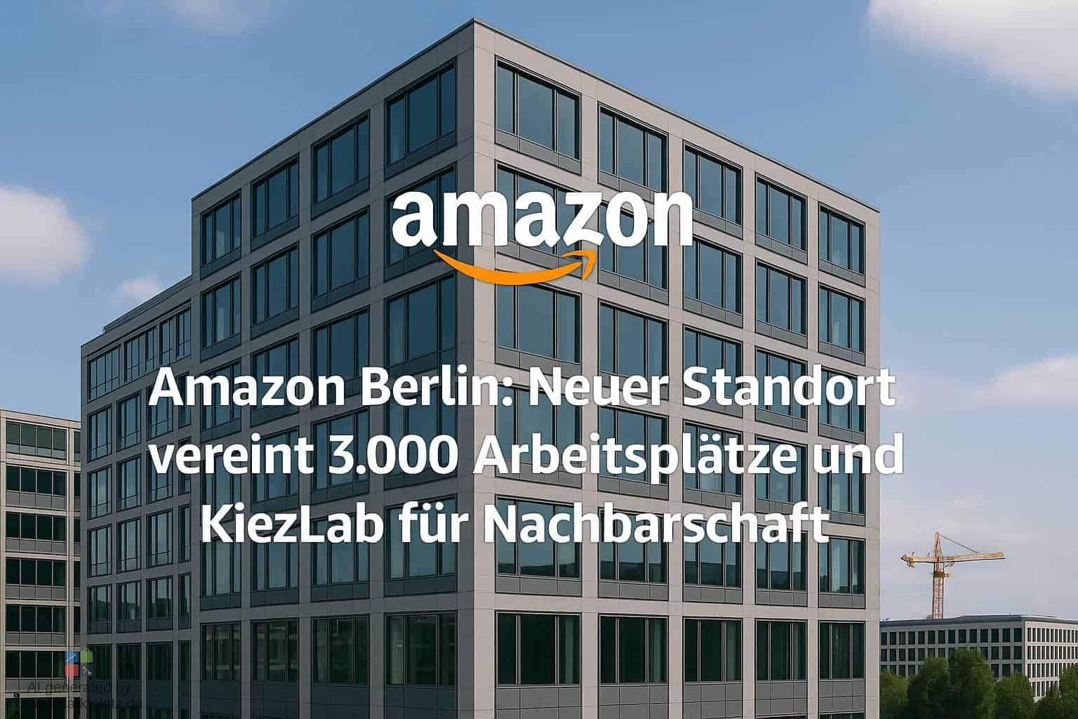 Amazon Berlin: Neuer Standort vereint 3.000 Arbeitsplätze und KiezLab für Nachbarschaft
