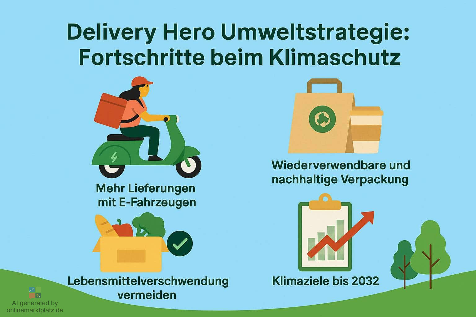 Delivery Hero Umweltstrategie: Fortschritte beim Klimaschutz