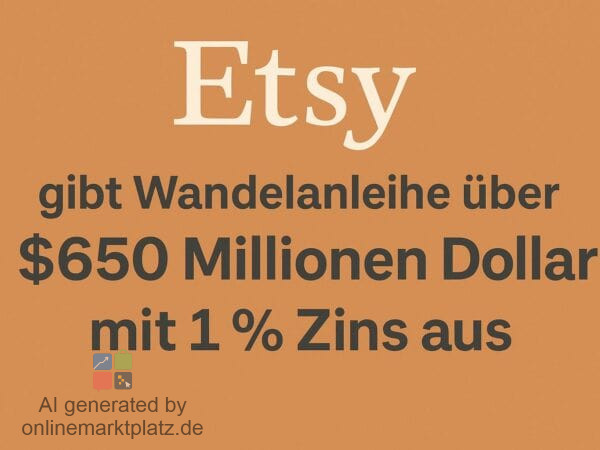 Etsy Wandelanleihe: 650 Millionen US-Dollar zur Finanzierung und Aktienrückkäufen