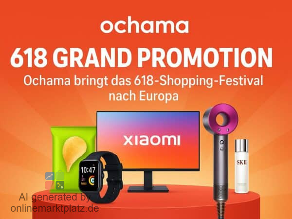Ochama in Europa: JD.com startet 618 Grand Promotion mit Top-Angeboten