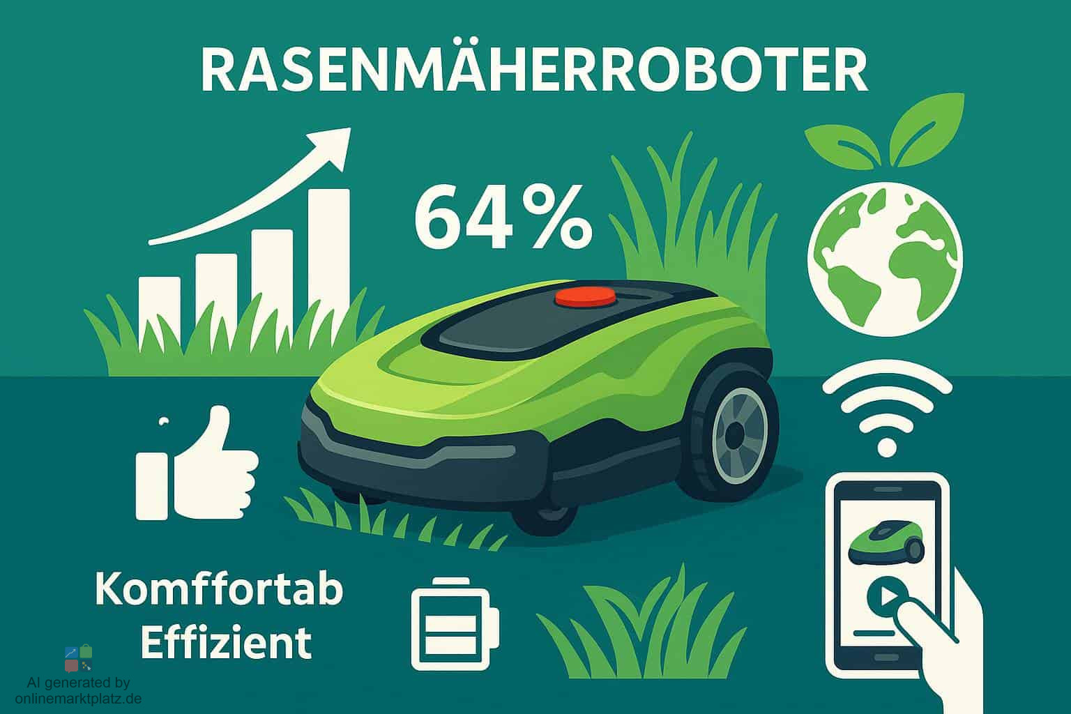 Rasenmäherroboter mit 64 % Umsatzplus weiter auf Wachstumskurs