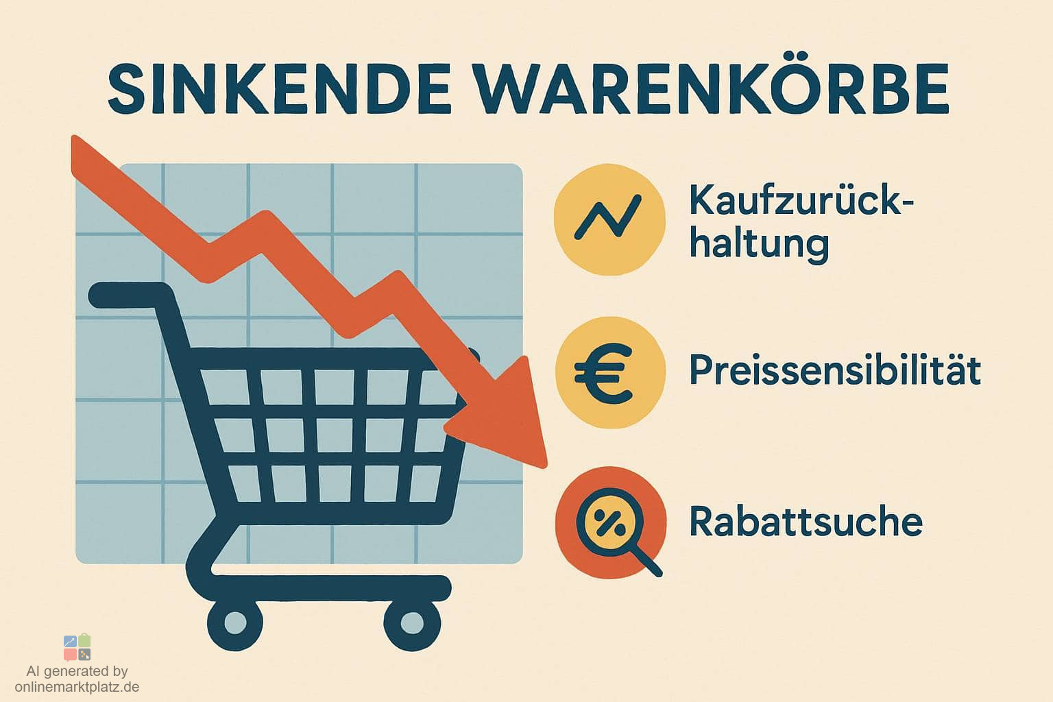 Sinkende Warenkörbe im E-Commerce – Ursachen und Trends