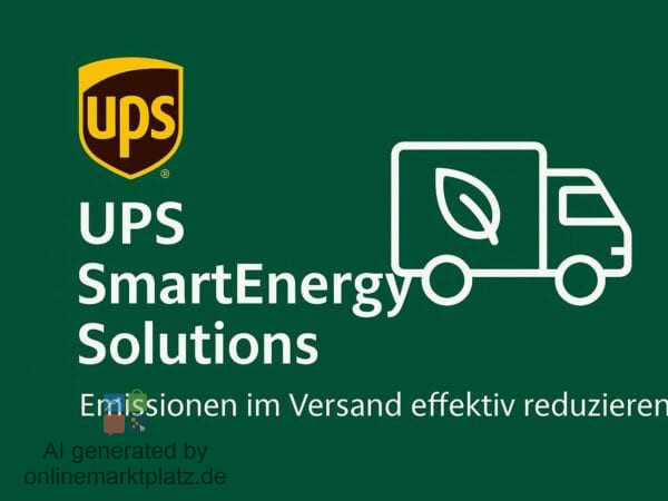 UPS SmartEnergy Solutions: Neue Lösung für emissionsarmen Versand