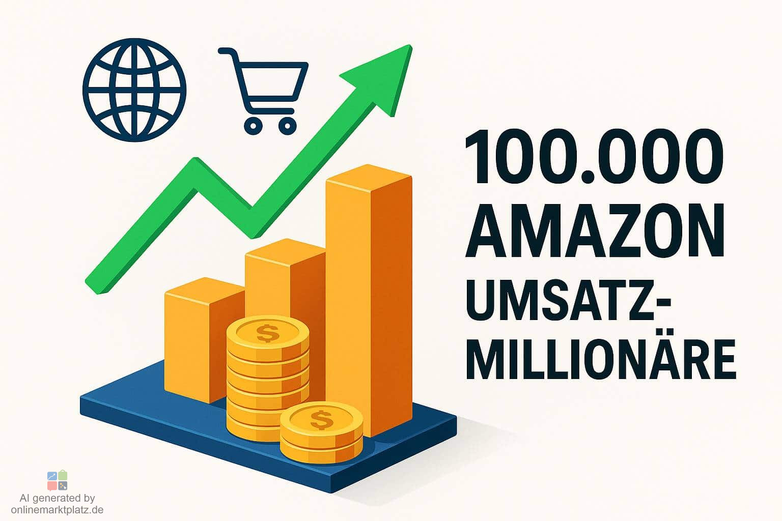 100.000 Amazon Umsatzmillionäre: Weniger Händler, höhere Umsätze