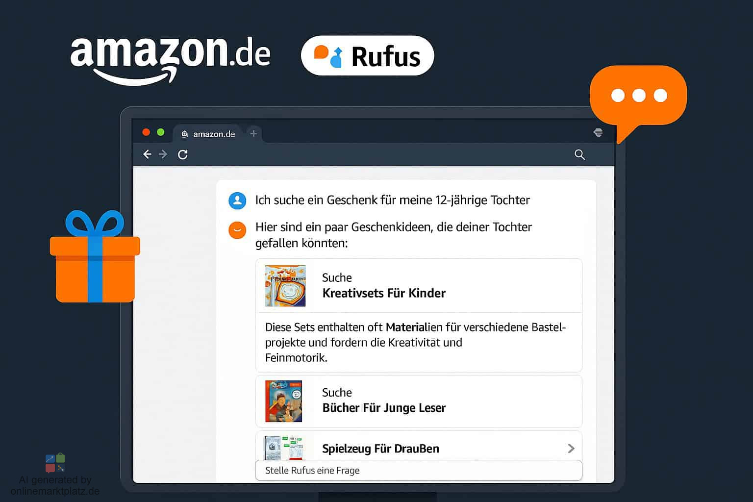 Amazon KI-Assistent Rufus jetzt auch am Desktop verfügbar