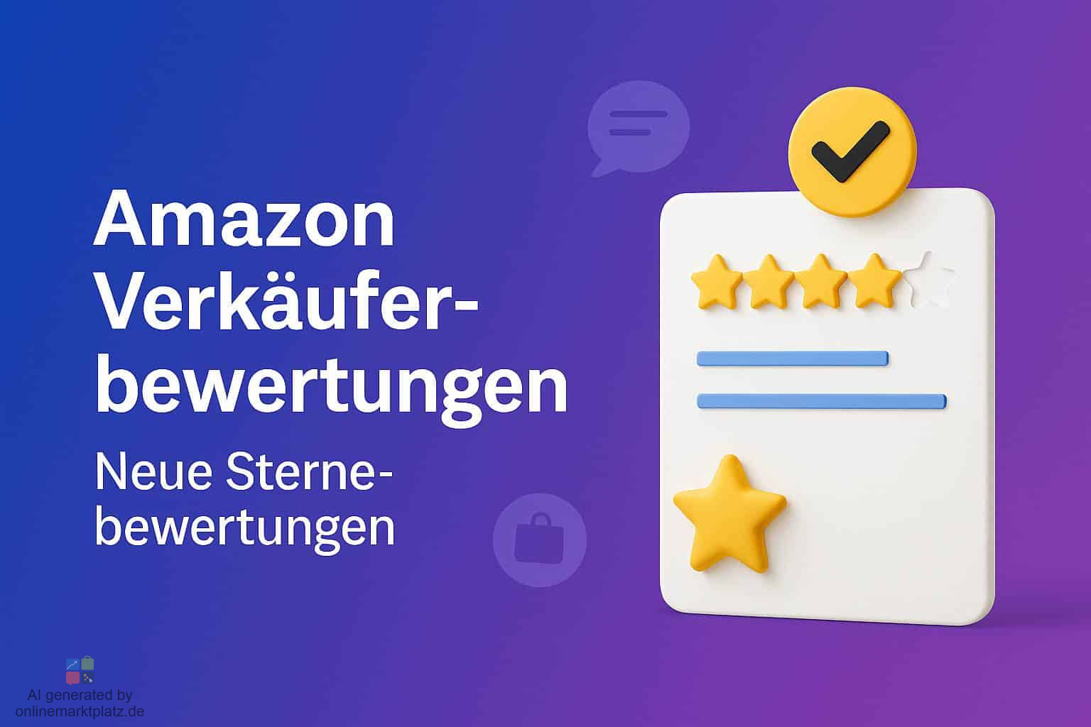 Amazon Verkäuferbewertungen: Änderung ab August 2025