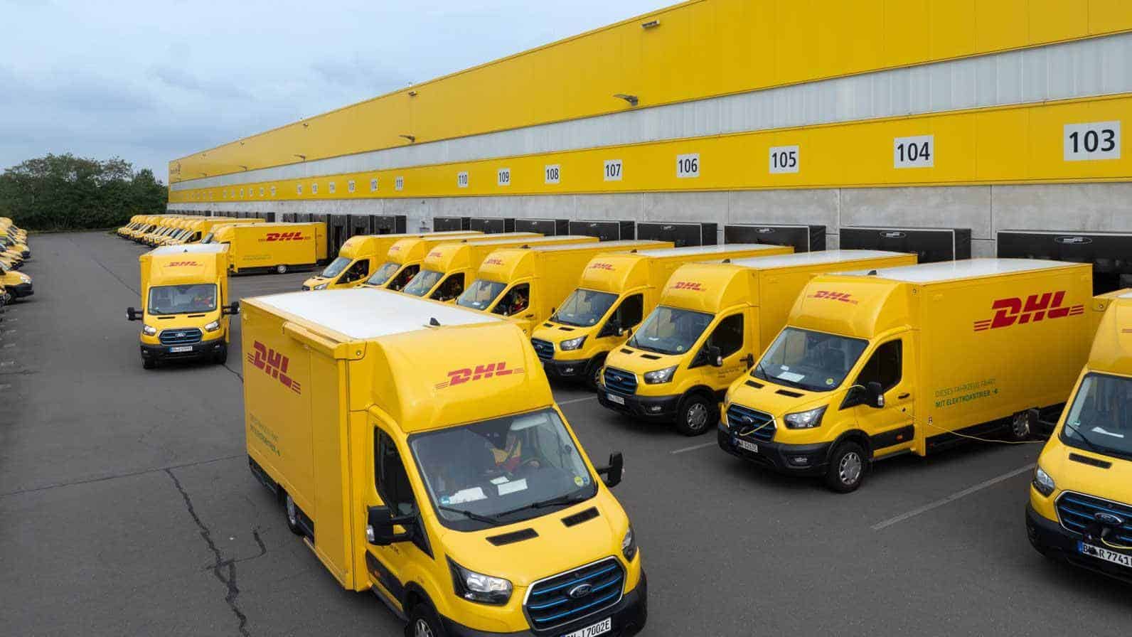 DHL E-Mobilität: 2.400 neue Ford E-Transporter für die Zustellung