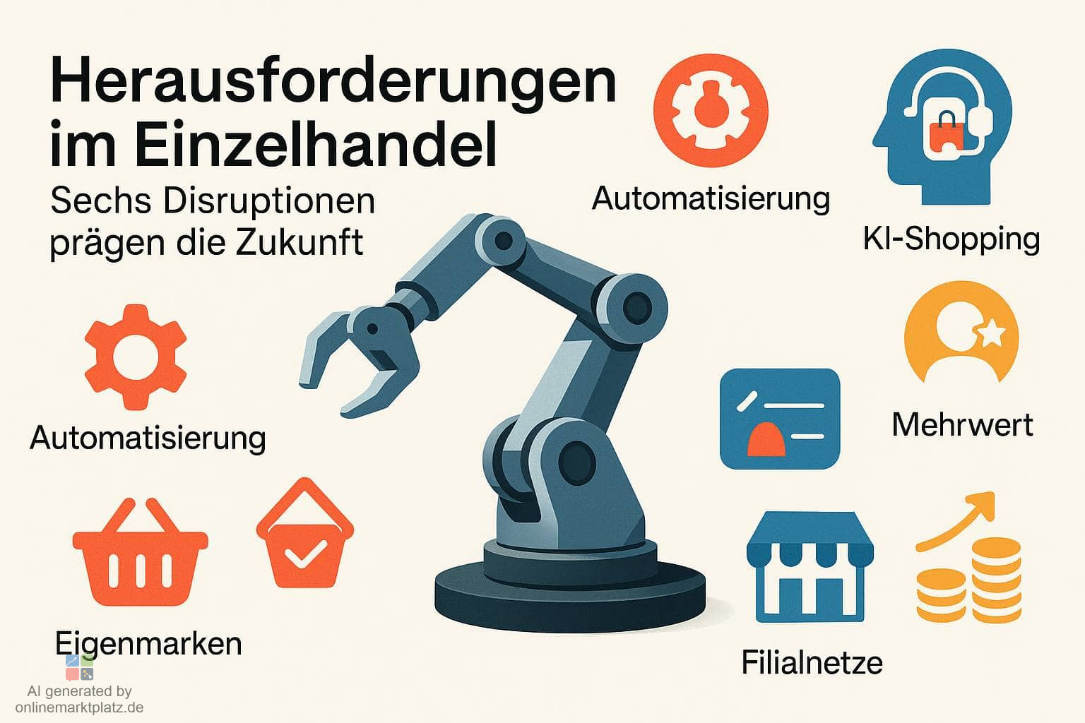 Herausforderungen im Einzelhandel: 6 Disruptionen prägen die Zukunft