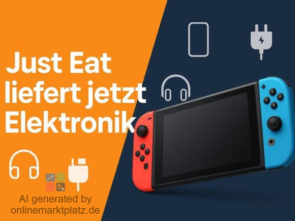 Just Eat Elektroniklieferung für Konsolen, Kabel & Co