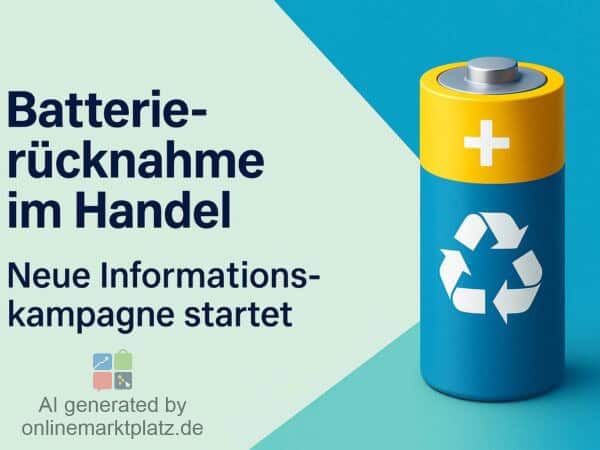 Batterierücknahme im Handel: Neue Informationskampagne startet