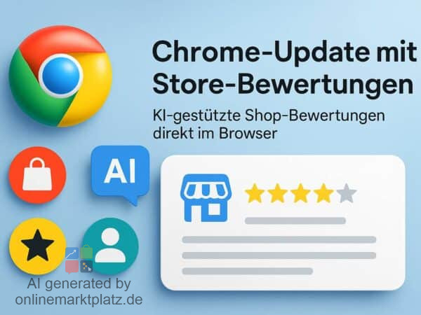 Chrome-Update mit Store-Bewertungen: KI soll beim Online-Shopping helfen