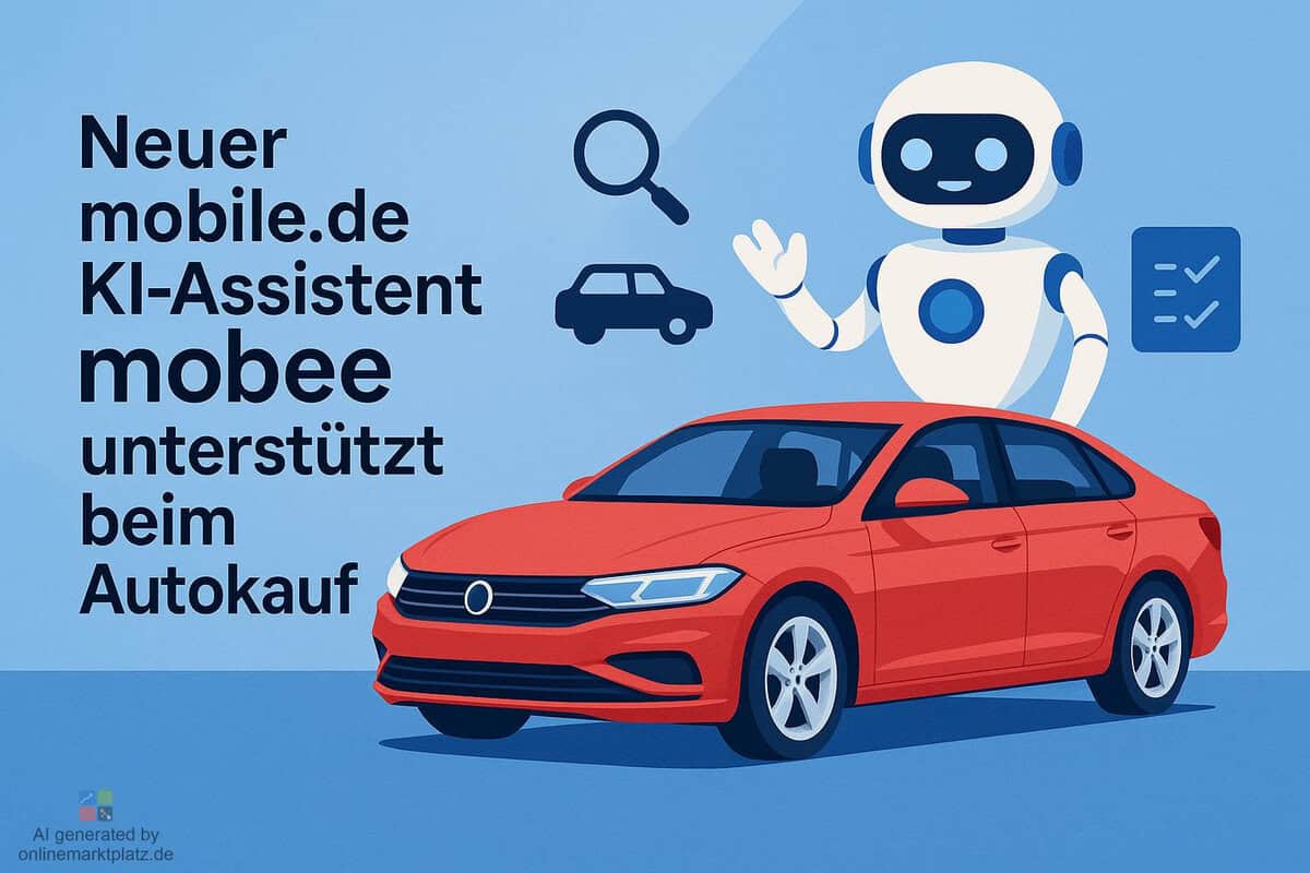 Der neue mobile.de KI-Assistent mobee unterstützt beim Autokauf