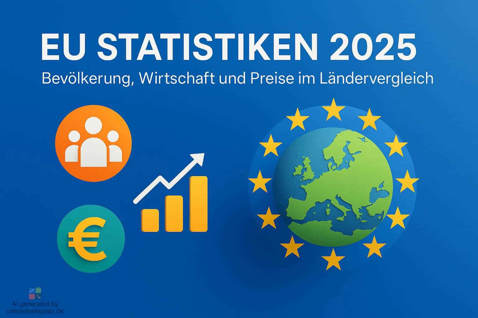 EU Statistiken 2025 von Eurostat: Bevölkerung, Wirtschaft und Preise im Ländervergleich