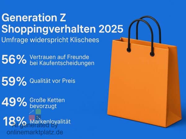 Generation Z Shoppingverhalten 2025: Umfrage widerspricht Klischees