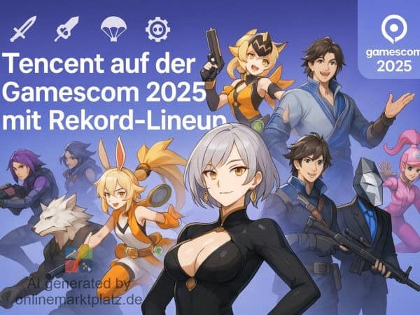 Tencent auf der Gamescom 2025 mit Rekord-Lineup