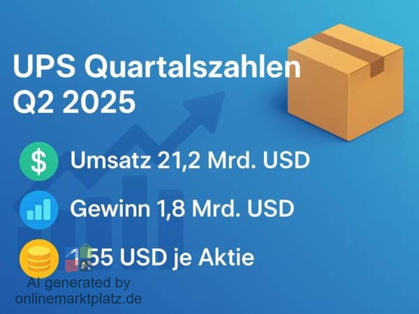 UPS Quartalszahlen Q2 2025: Umsatz und Gewinn im Überblick