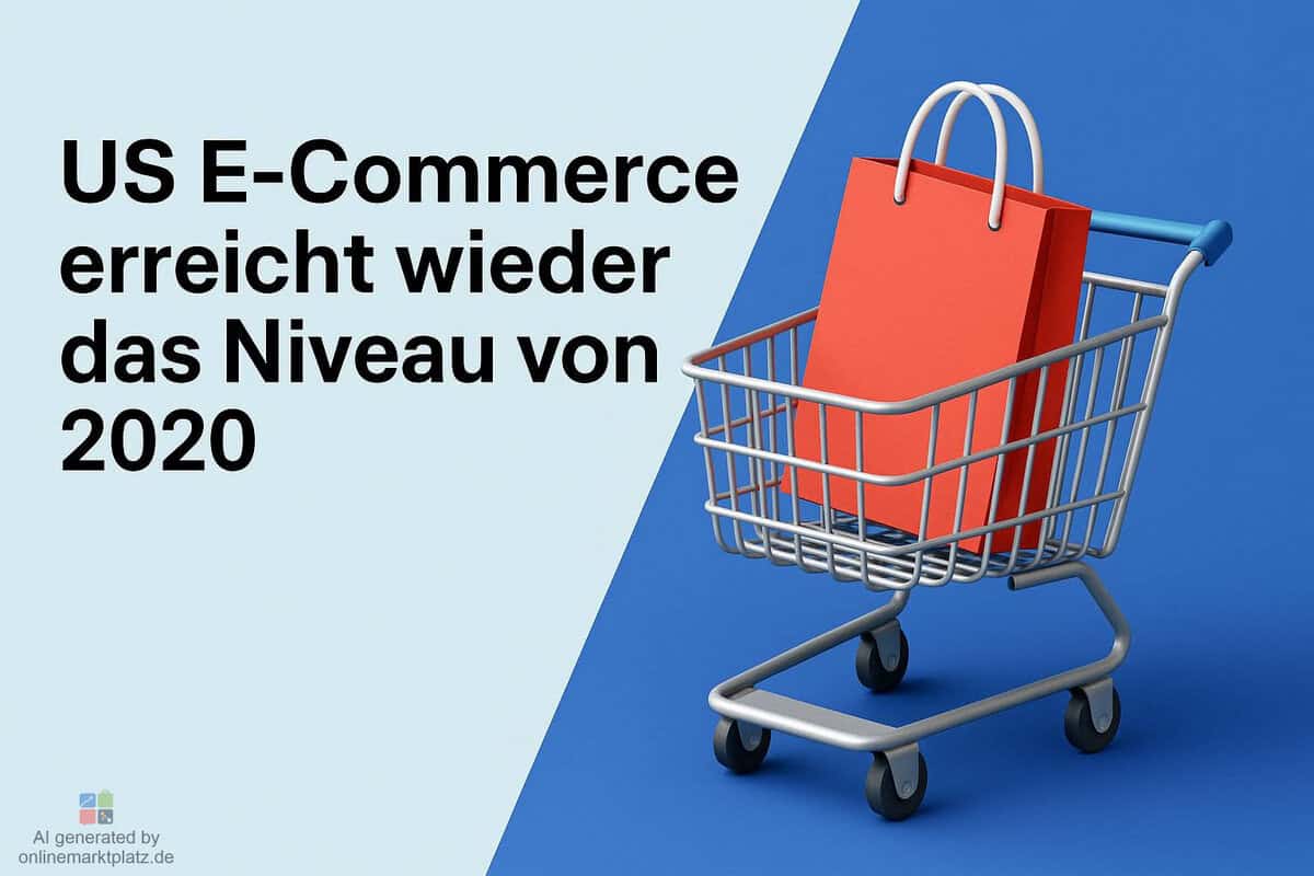 US E-Commerce erreicht wieder das Niveau von 2020