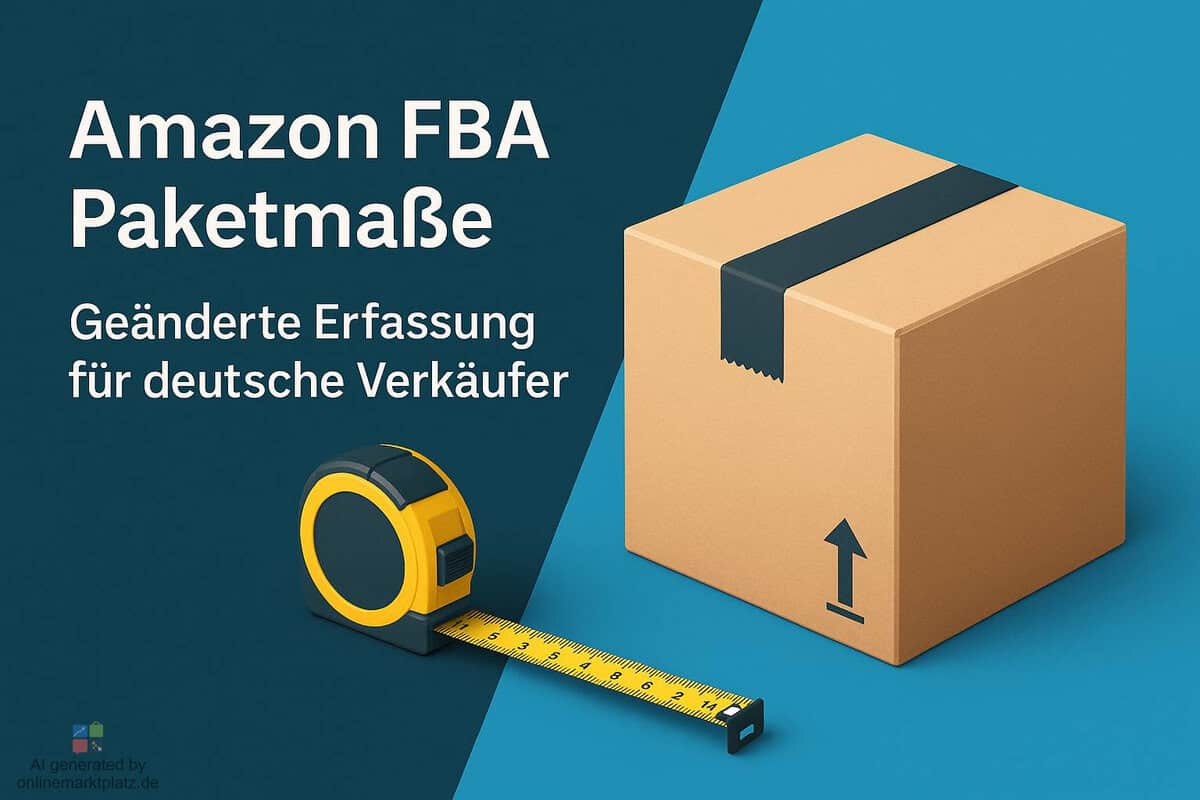 Amazon FBA Paketmaße: Geänderte Erfassung für deutsche Verkäufer