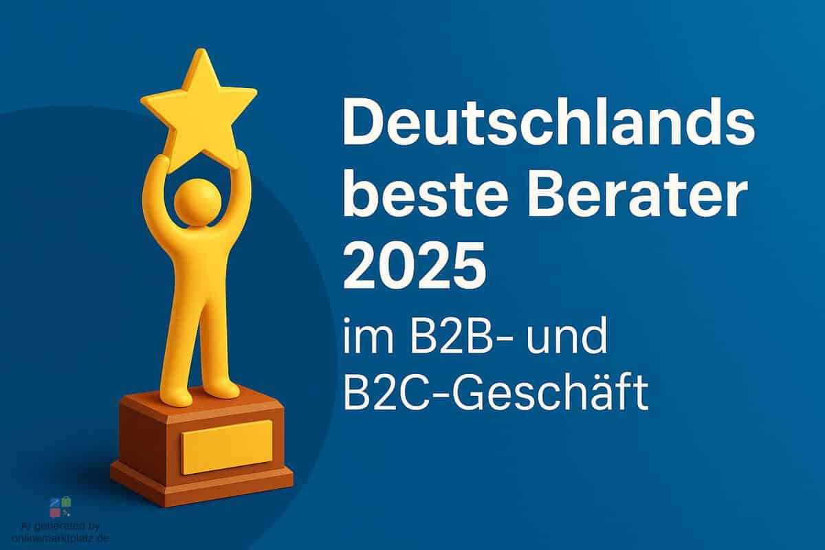 Deutschlands beste Berater 2025 im B2B- und B2C-Geschäft: Neue Studie zeigt Spitzenleistungen