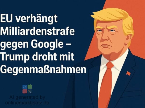 EU verhängt Milliardenstrafe gegen Google – Trump droht mit Gegenmaßnahmen