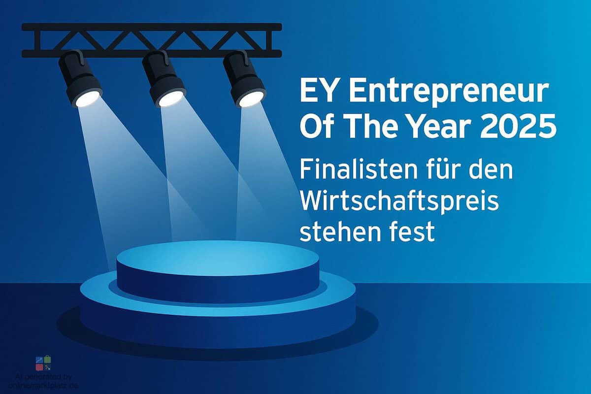 EY Entrepreneur Of The Year 2025: Finalisten für den Wirtschaftspreis stehen fest