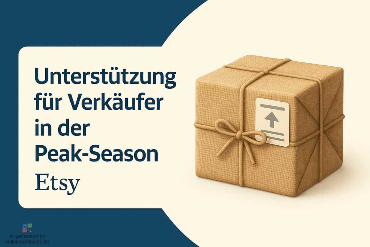 Etsy Verkäufer Support zur Holiday Season 2025