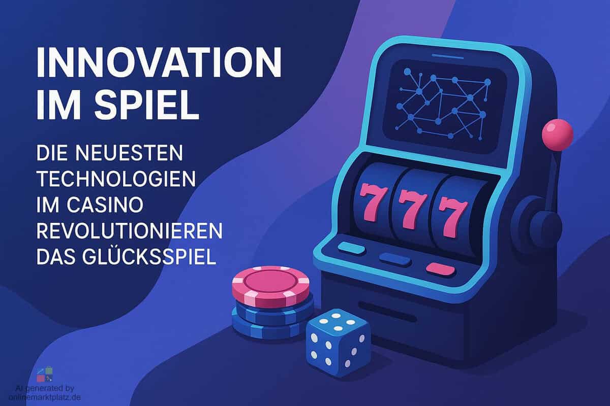 Innovation im Spiel: die neuesten Technologien im Casino revolutionieren das Glücksspiel