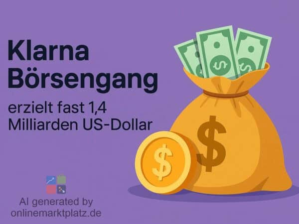 Klarna Börsengang erzielt fast 1,4 Milliarden US-Dollar