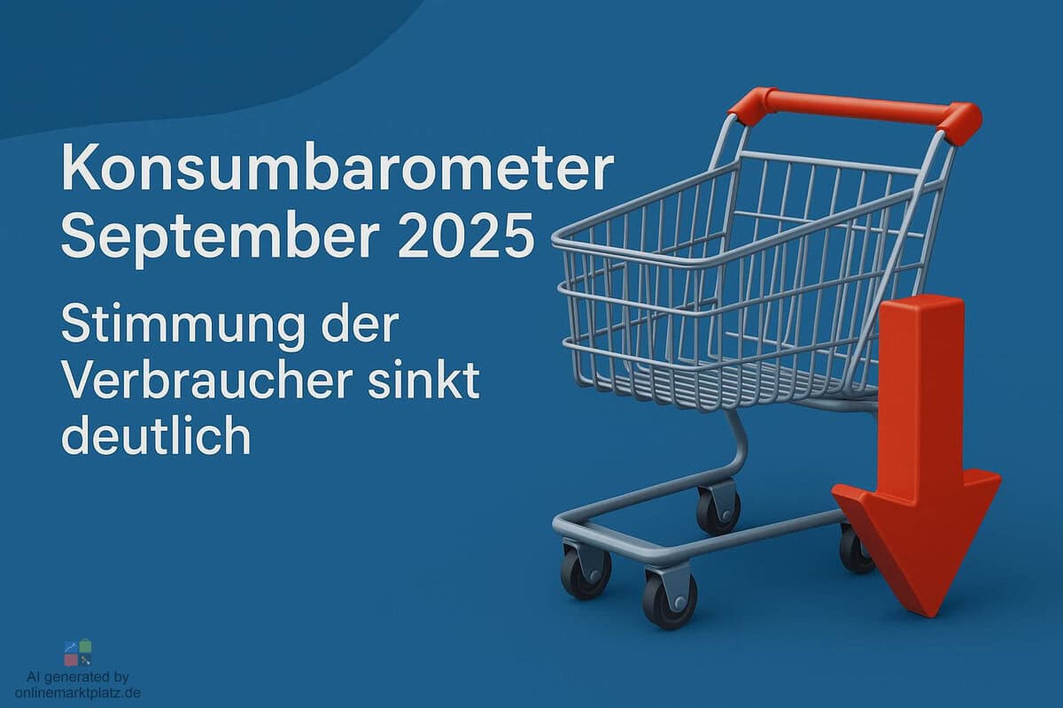 Konsumbarometer September 2025: Stimmung der Verbraucher sinkt deutlich