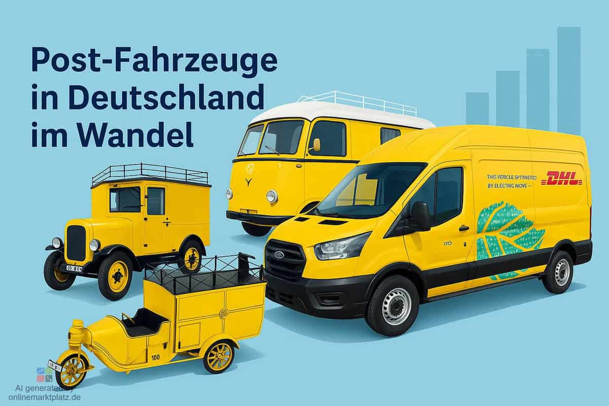 Ein elektrisches Jahrhundert: Post-Fahrzeuge in Deutschland im Wandel