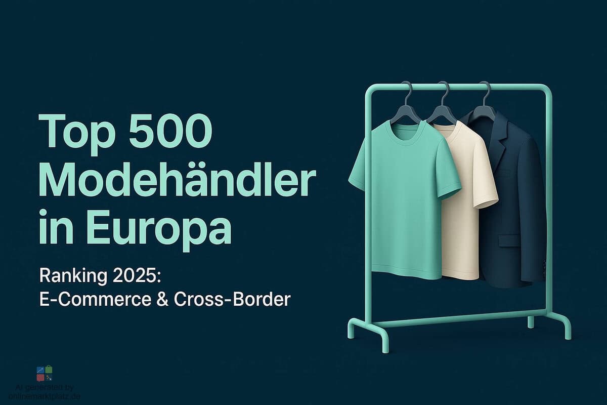 Top 500 Modehändler in Europa: Ranking 2025 zeigt dynamisches Wachstum