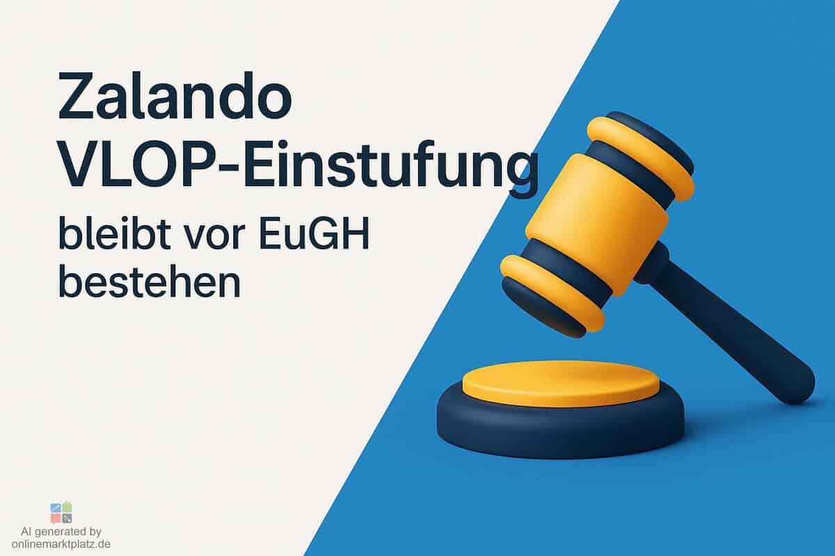 Zalando VLOP-Einstufung bleibt vor EU-Gericht bestehen