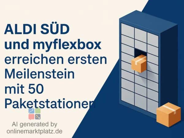 ALDI SÜD und myflexbox erreichen ersten Meilenstein mit 50 Paketstationen