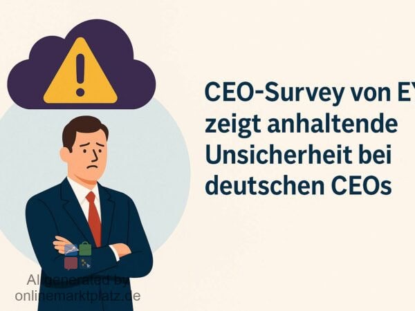 CEO-Survey von EY zeigt anhaltende Unsicherheit bei deutschen CEOs